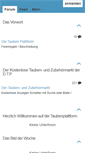 Mobile Screenshot of dietaubenplattform.de