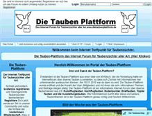 Tablet Screenshot of dietaubenplattform.de